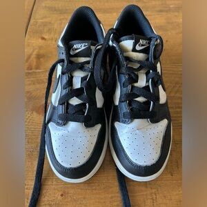 Nike Dunks Low Black and White Nike Shoes size 3Y